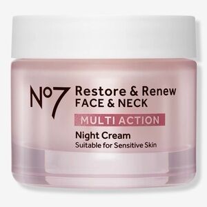 NO 7 Restore and Renew Face and Neck Multi Action Night Cream